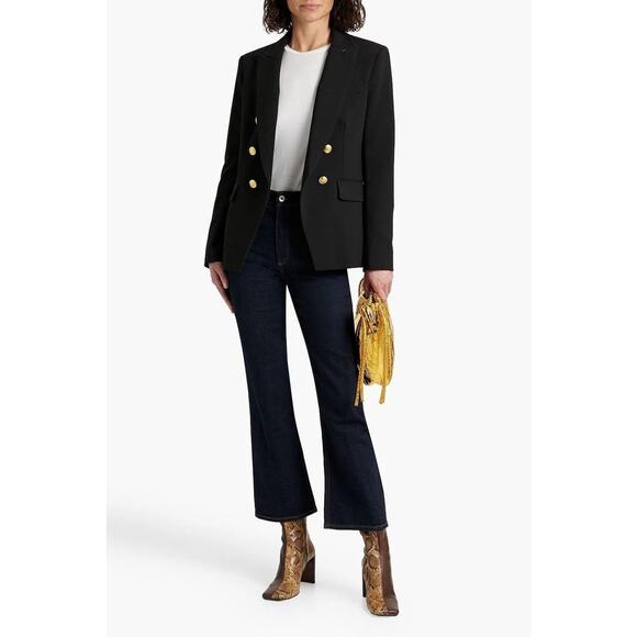 NEW Rag & Bone Casey High Rise Rinse Ankle Flare Jeans Dark Indigo Size 30 - Picture 2 of 16